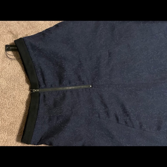 $178 NWT midnight blue Walter Baker Dalton Skirt M - Picture 13 of 13